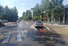 В Ухте начинающий водитель на зебре сбил пенсионерку