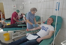 В национальный день донора 20 апреля активисты молодежного совета Ухты сдали кровь
