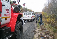 Съезд с дороги с опрокидыванием